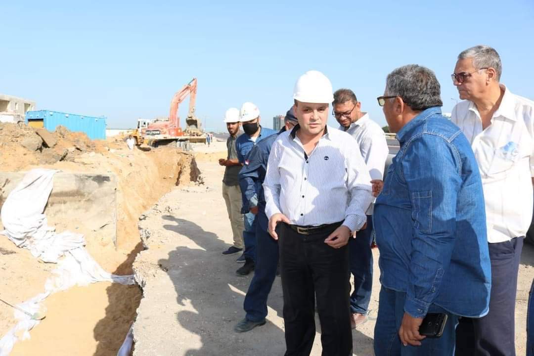 رئيس بترومنت يتفقد مشروع إنشاء محطة التغذية وخطوط النقل لشركة ميدواتر