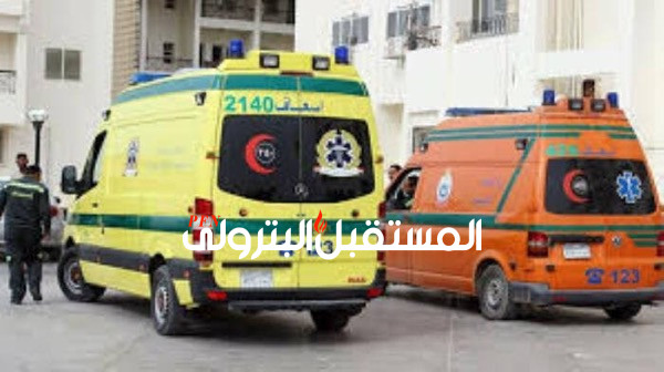 مصرع 6 أشخاص وإصابة 4 آخرين في تصادم سيارتين بطريق الواحات