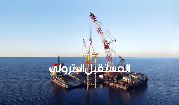 خدمات البترول البحرية تنهى تنفيذ مشروع شمال جيسوم الشمالي GNN...انهاء تركيب المنصة والخط البحرى فى وقت قياسى